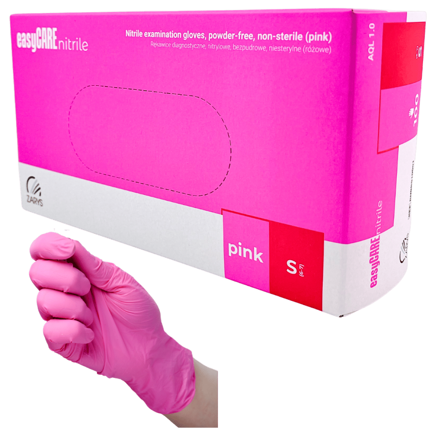 Rekawiczki-nitrylowe-bezpudrowe-ROZOWE-100szt.-easyCARE-pink-S-Zarys.png