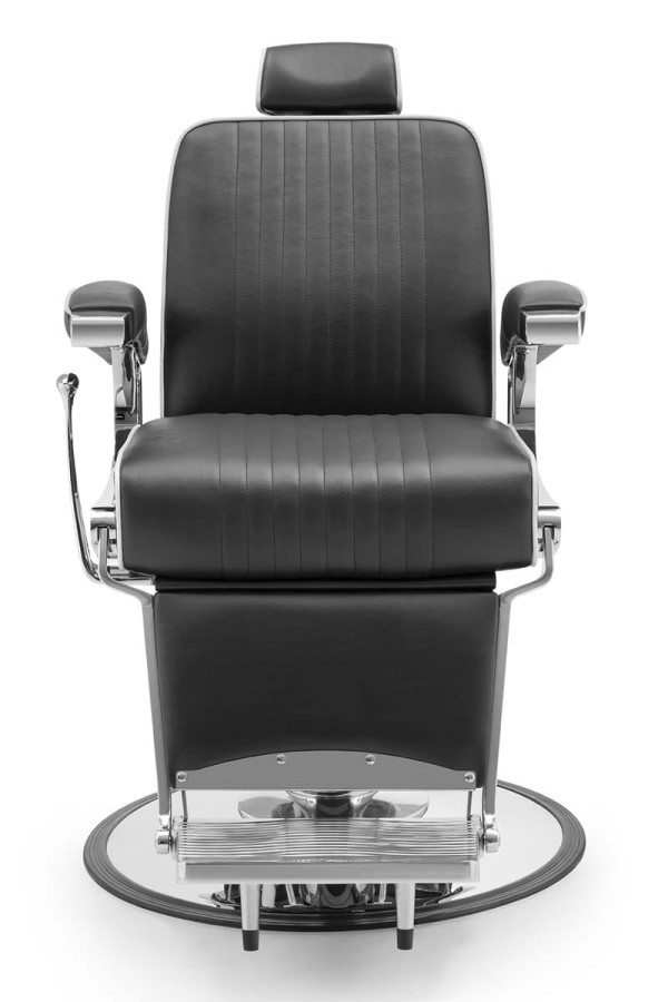 Fotel barberski Gentleman czarny przód.jpg