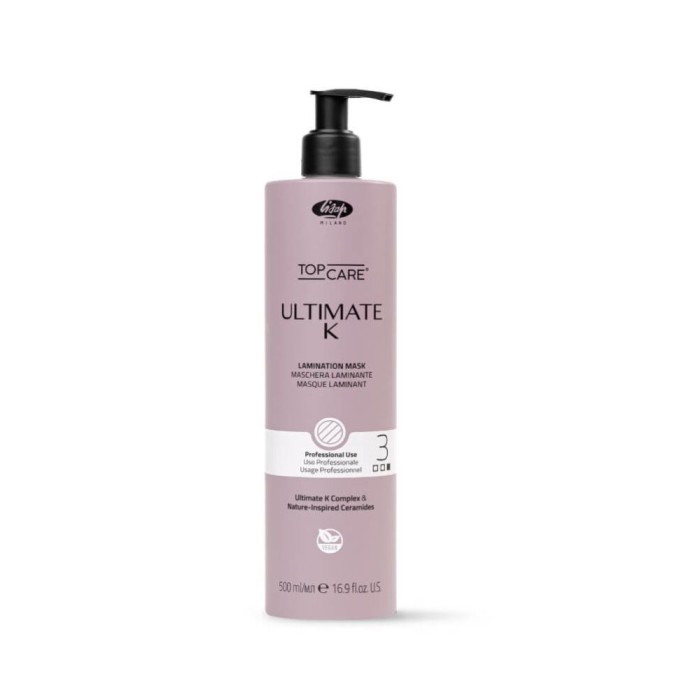 Lisap Top Care Ultimate-K Step 3 maska laminująca do włosów 500 ml.jpg