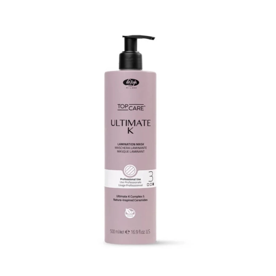 Lisap Top Care Ultimate-K Step 3 maska laminująca do włosów 500 ml.jpg