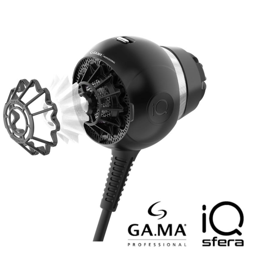 Podwójny system filtracji suszarki GA.MA iQ Sfera z wymiennymi filtrami tkaninowymi