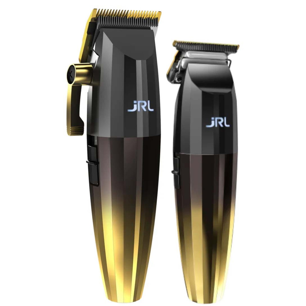 JRL zestaw maszynka i trymer Fresh Fade Gold ze stacją ładującą